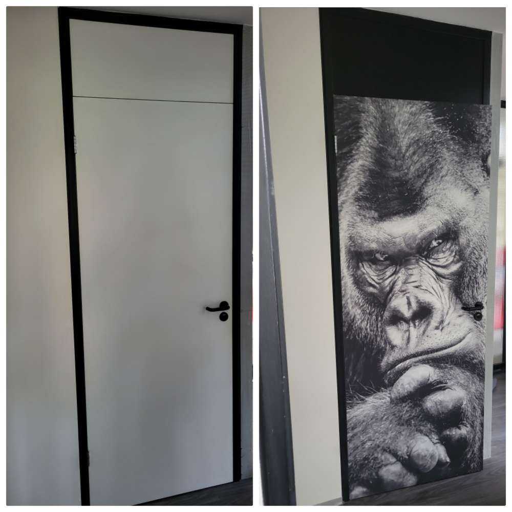 Närbild av en gorilla