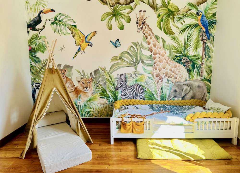 Vilda djuren i djungeln