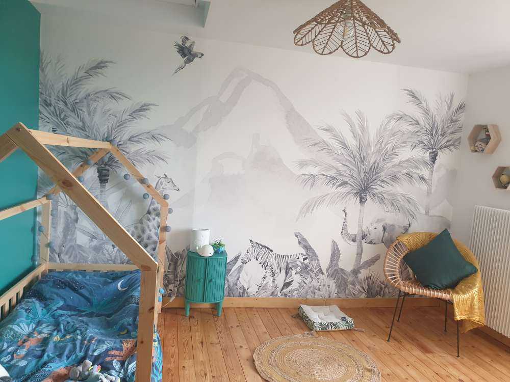 Jungledyr i sort og hvid