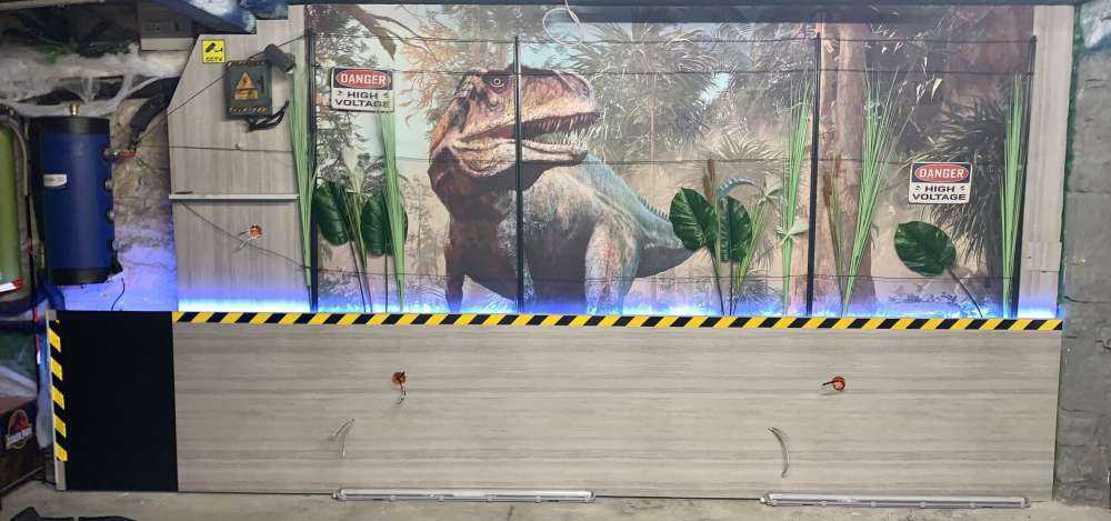 Acrocanthosaurus i skogen