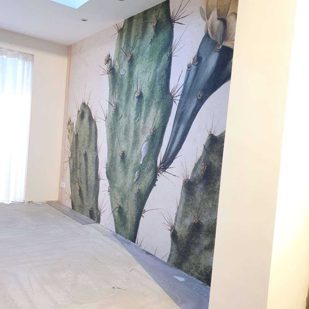 Blomstrende fikenkaktus