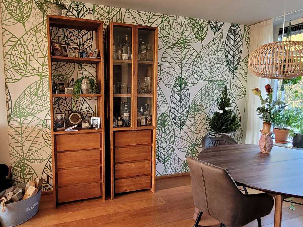 Gjennomsiktige grønne blader