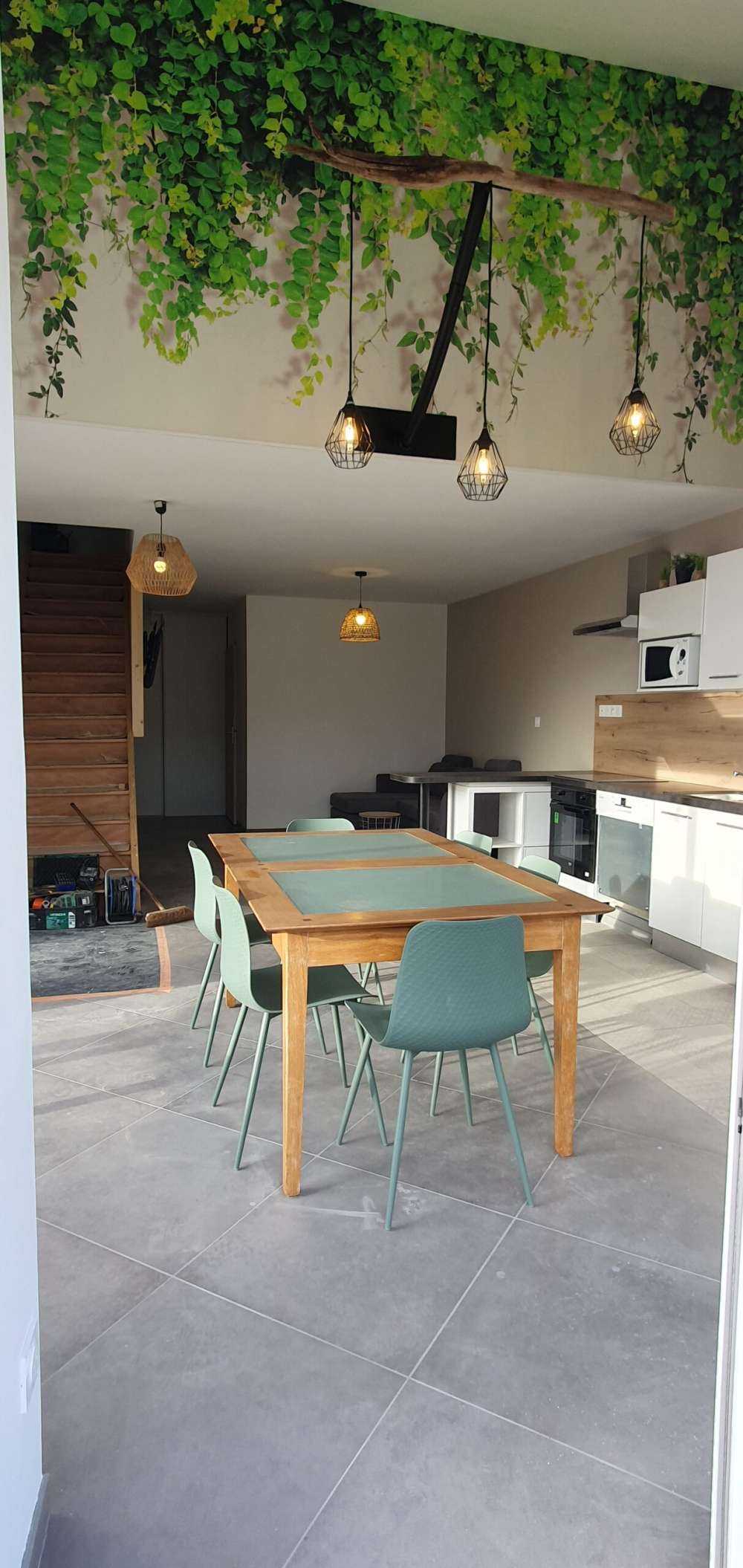 Gröna hängande grenar