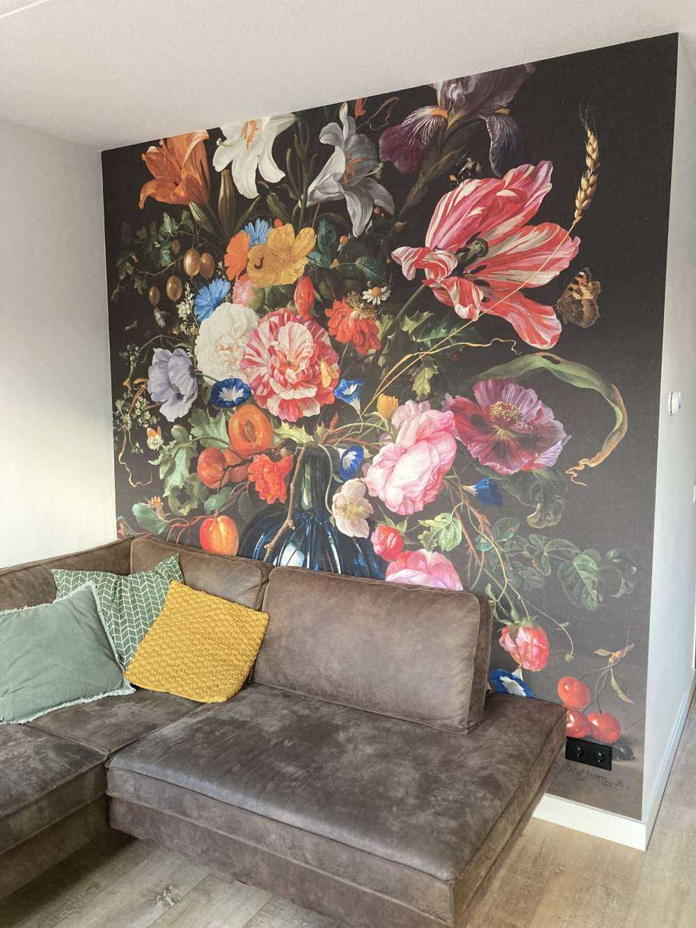 Vas med blommor
