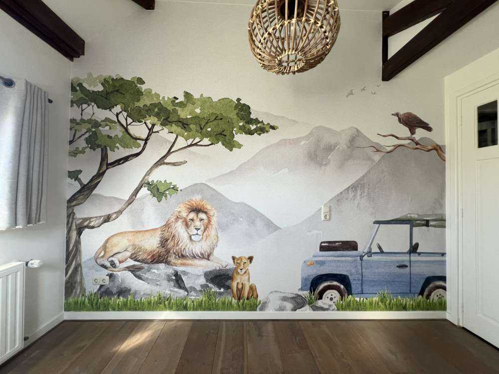 Lejon på safari