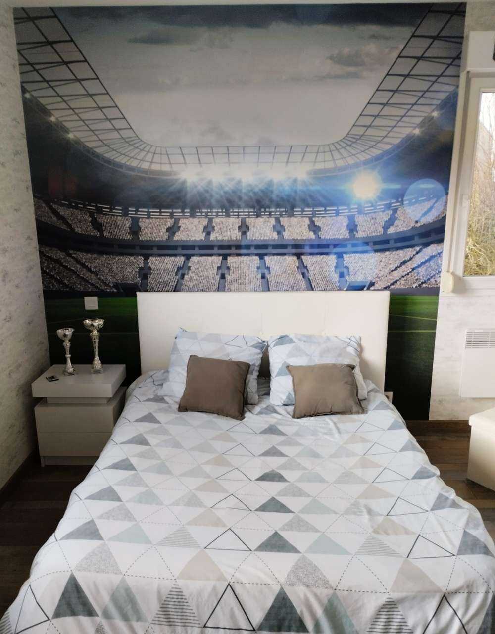 Stadion med öppet tak