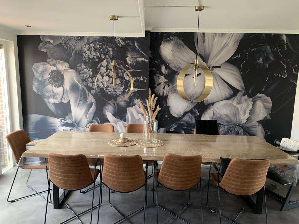 Bukett med forskjellige blomster