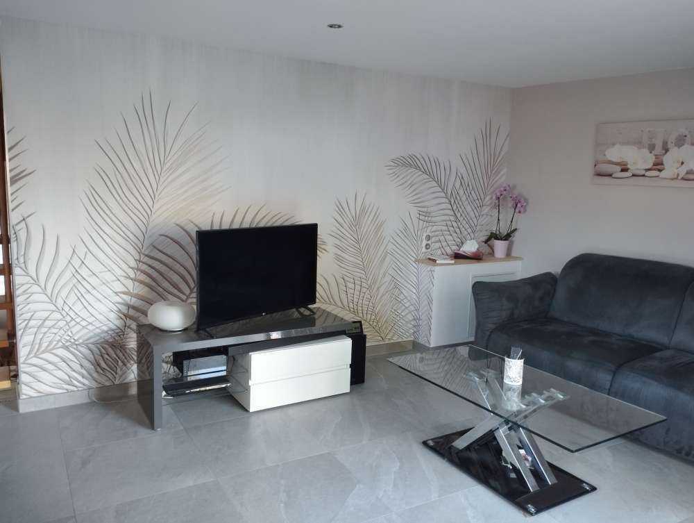 Beige fargede palmeblader