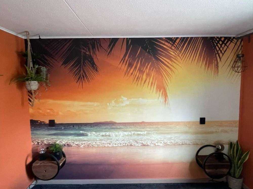 Orange solnedgång