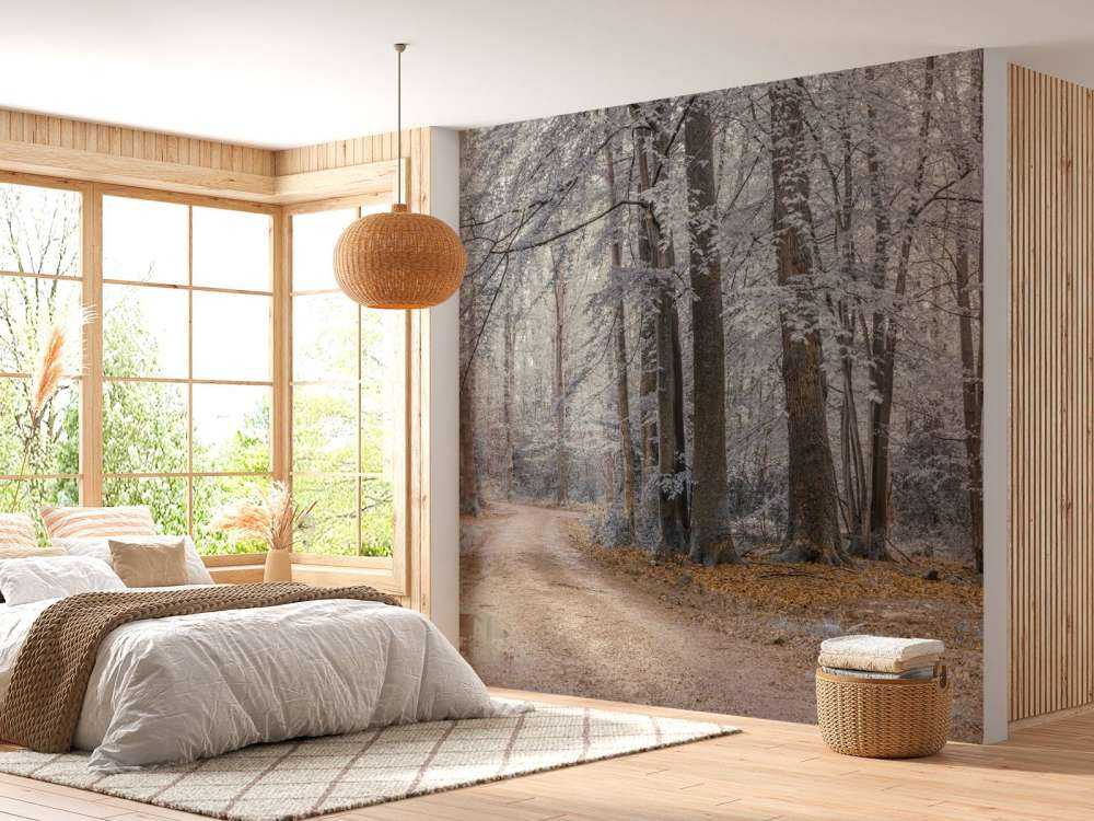 Træer med hvide blade