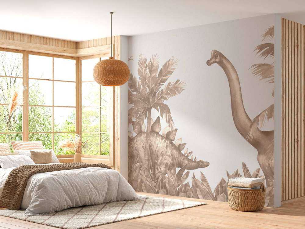 Dinosaurer i taupe