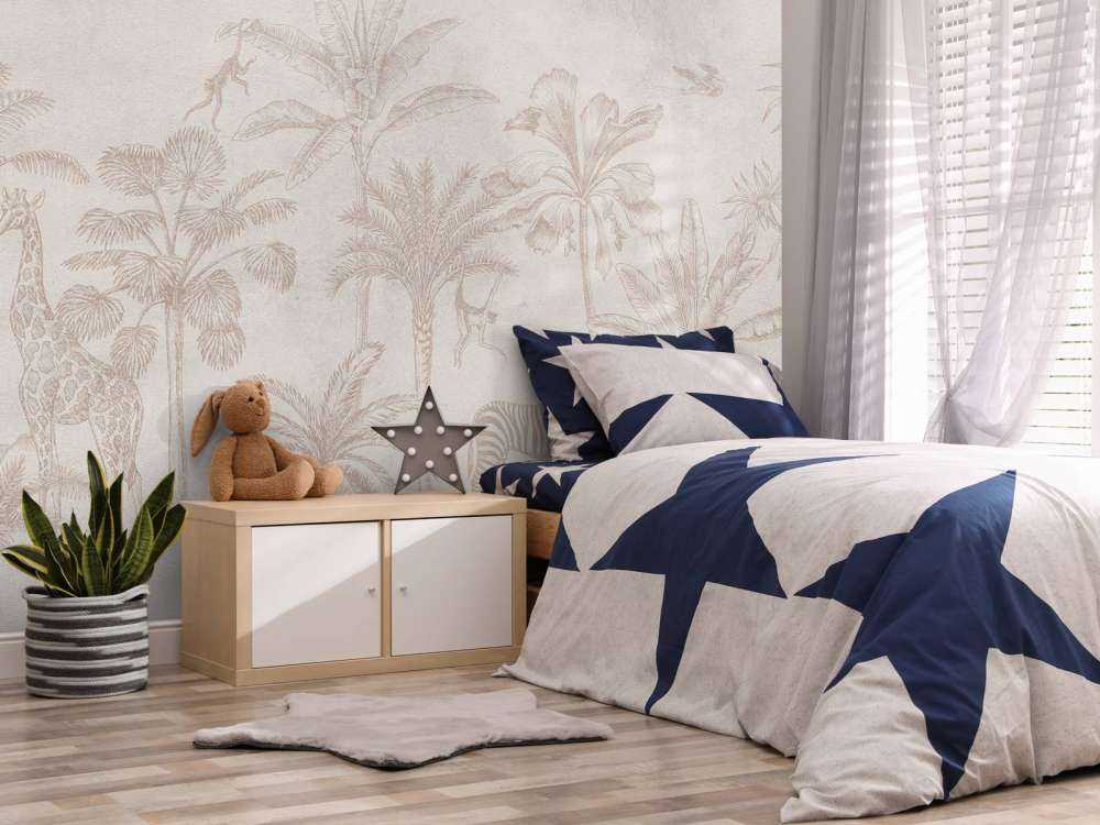 Tropisk dyr jungle taupe