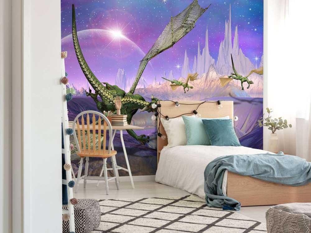 Dragoner i et fantasilandskab