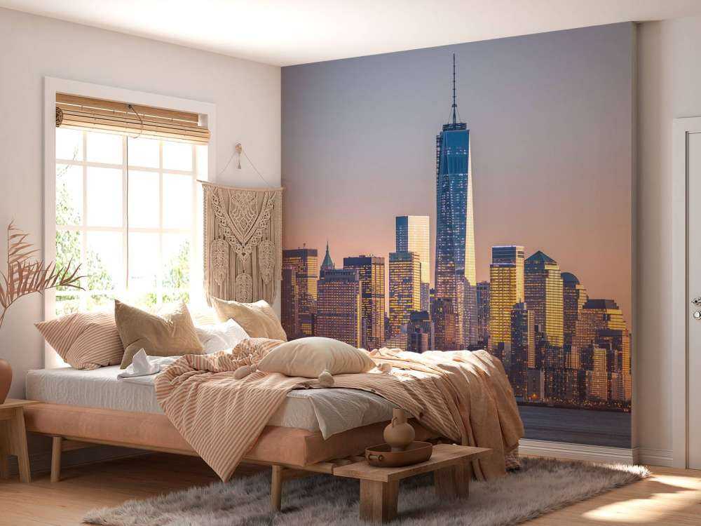 Solnedgang i New York