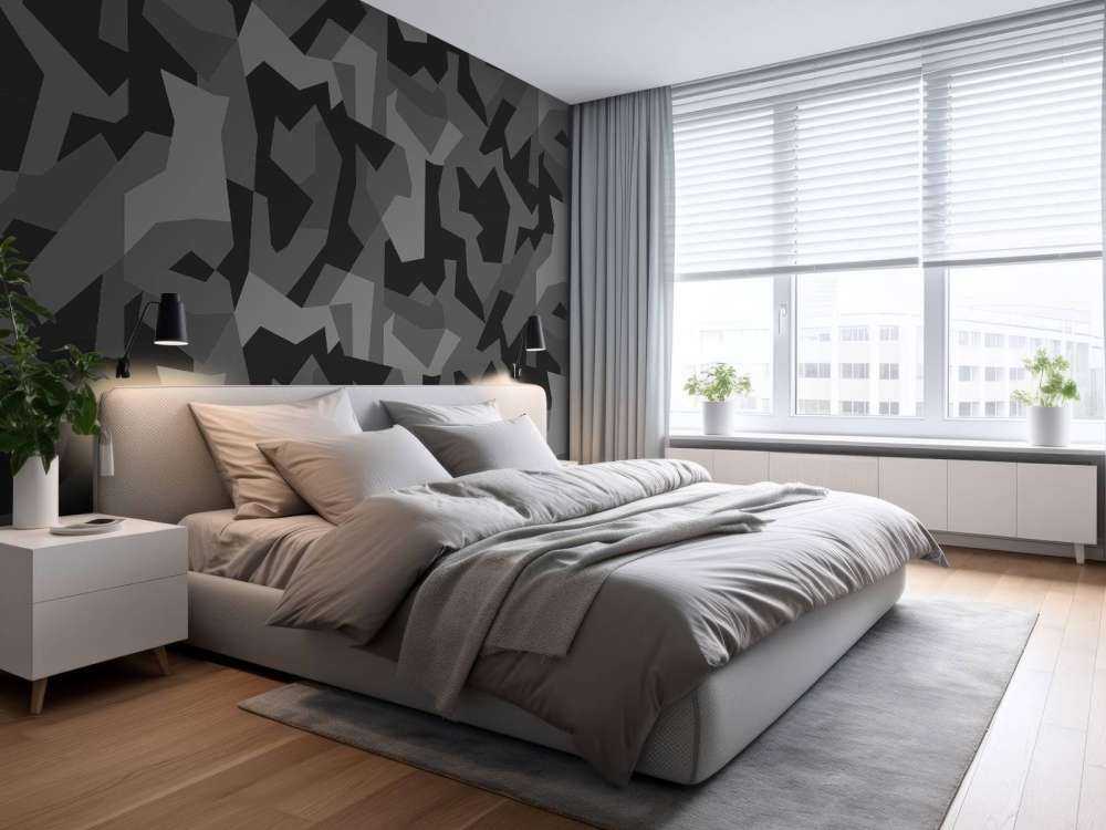 Gråt mønster, mørkt