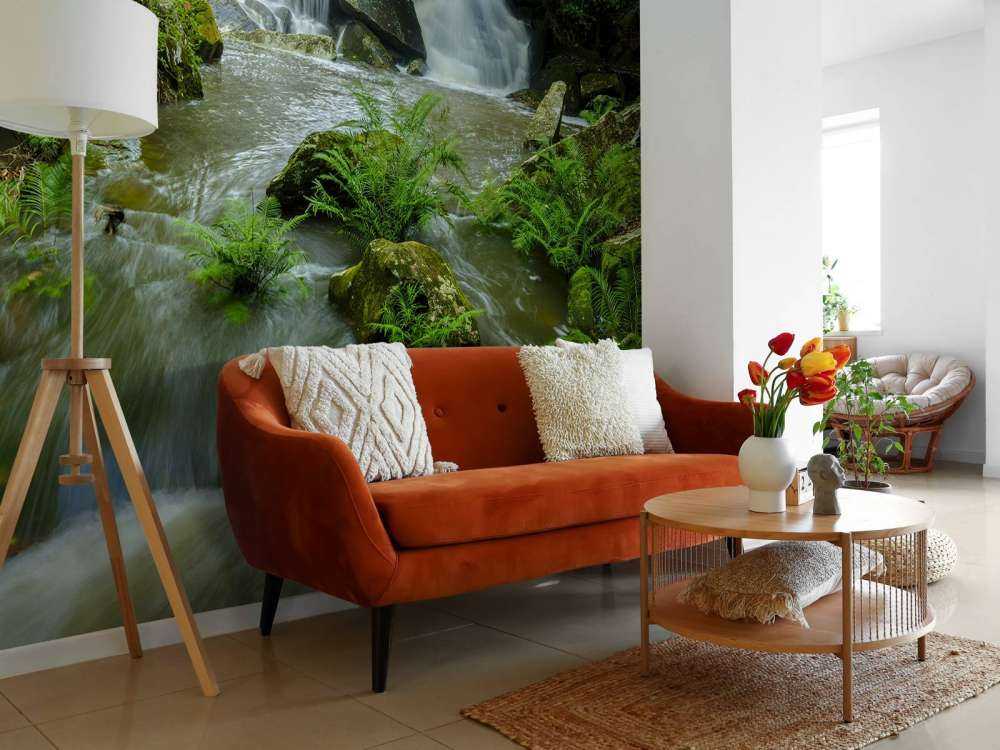 Strømmende vandfald