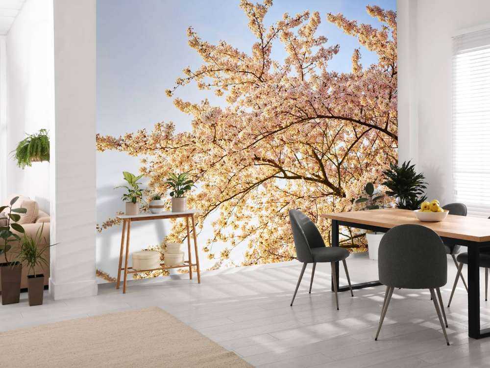 Blomstrende gren i blomst