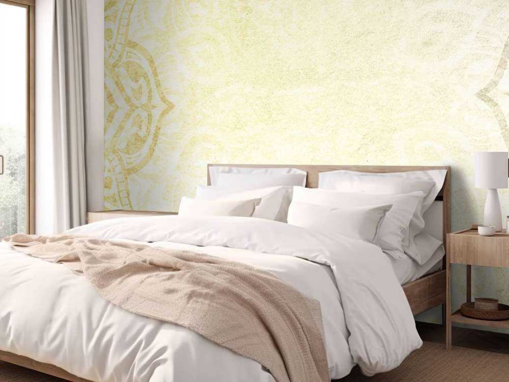 Gule og grå mandalas