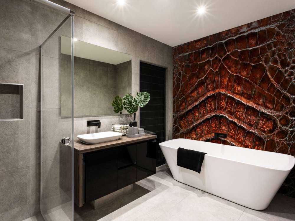 Krokodilleskindets tekstur