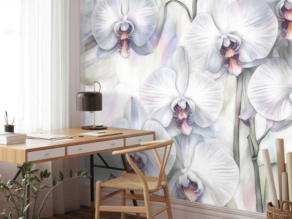 Orkideer Paradis Blå