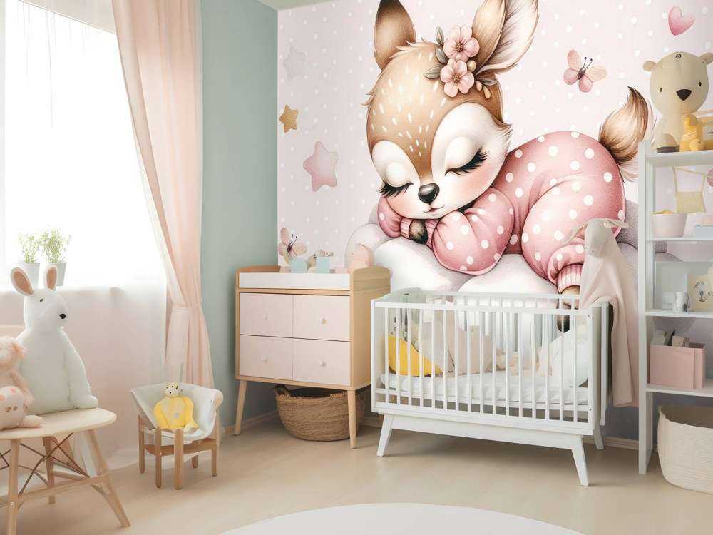 Sovende hjort på en sky