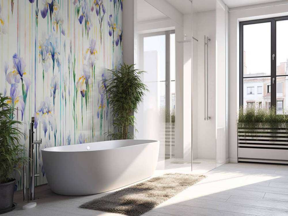 Irisser og Striber Sømløs Pastel