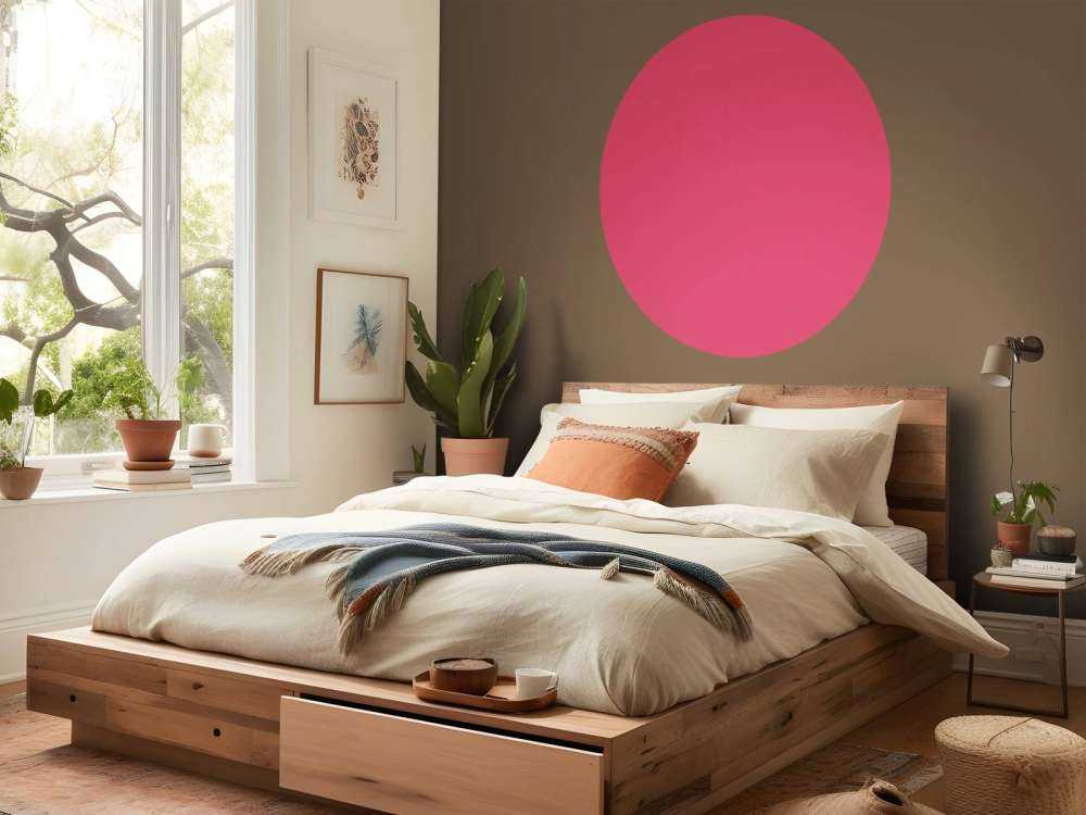 Mørk pink
