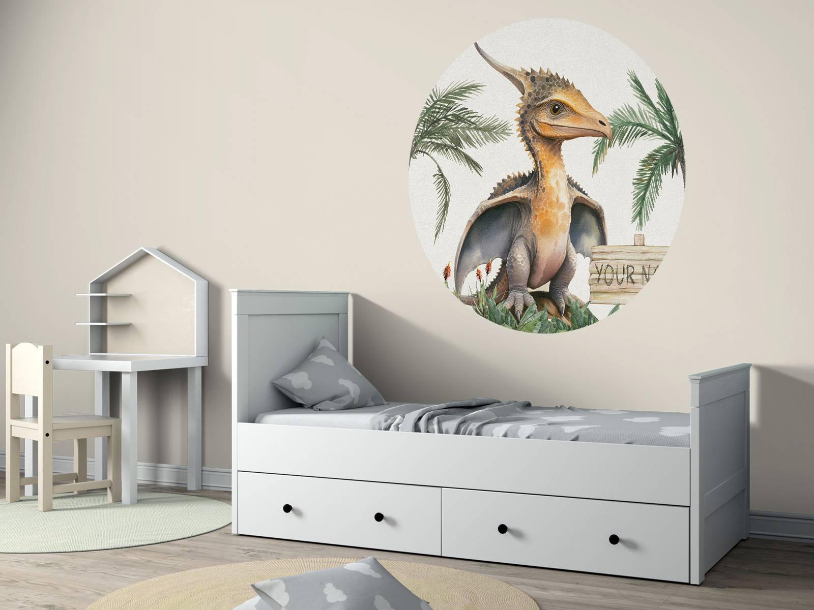 Baby pteranodon i junglen