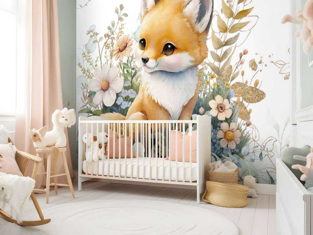Mint- og guldfarvet babyunge