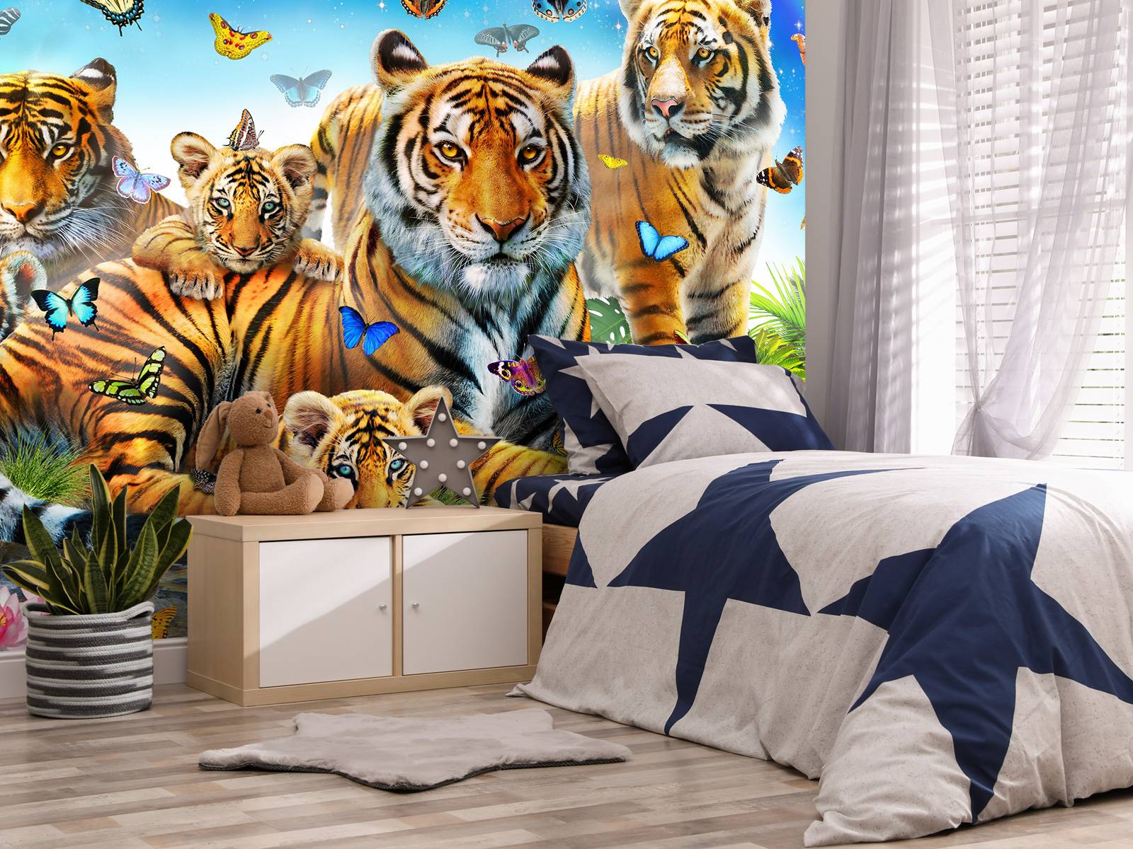 Tigers At Twilight