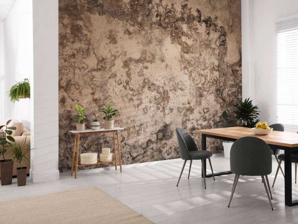 Betong med stuckatur