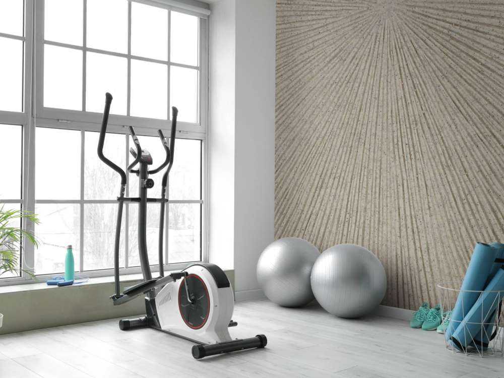 Textur med linjer i sand