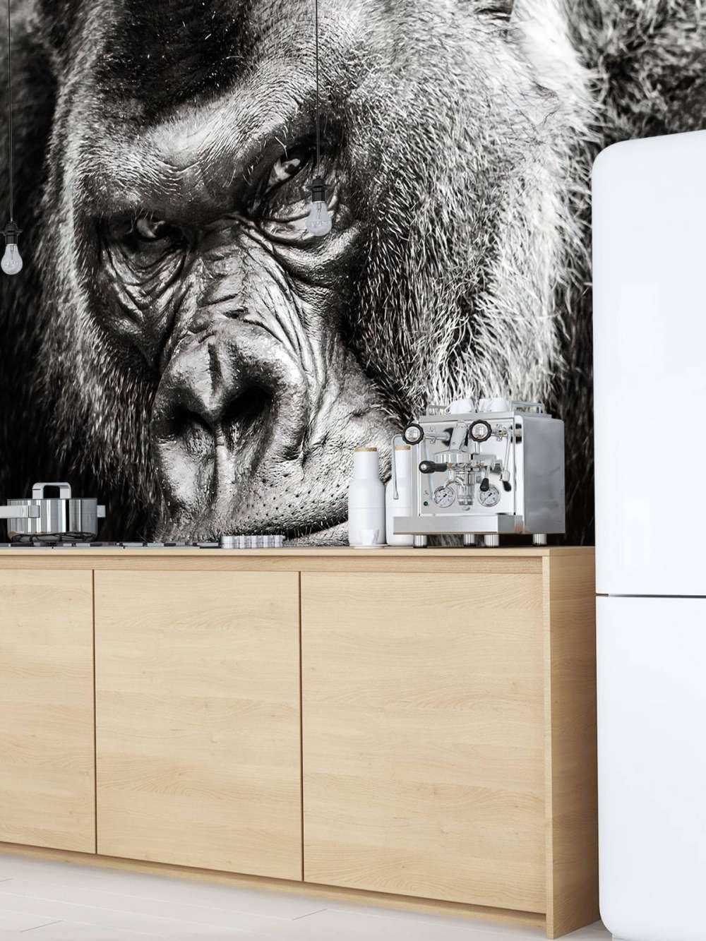 Närbild av en gorilla