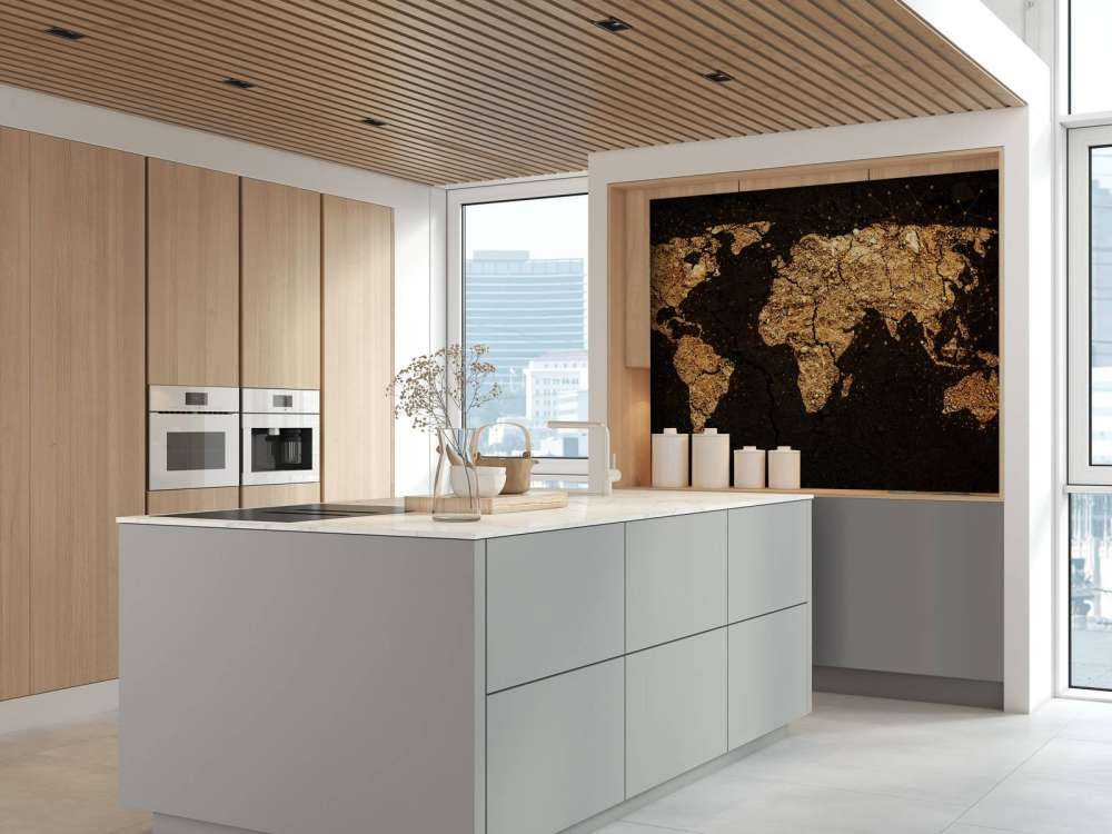 Gyllene världskarta