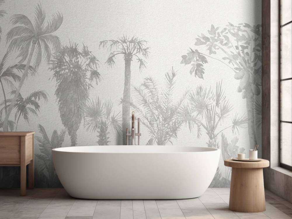 Djungel i grå nyanser