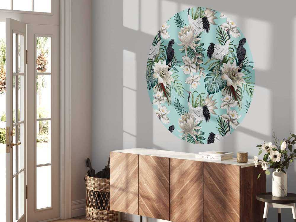 Tranor och papegojor