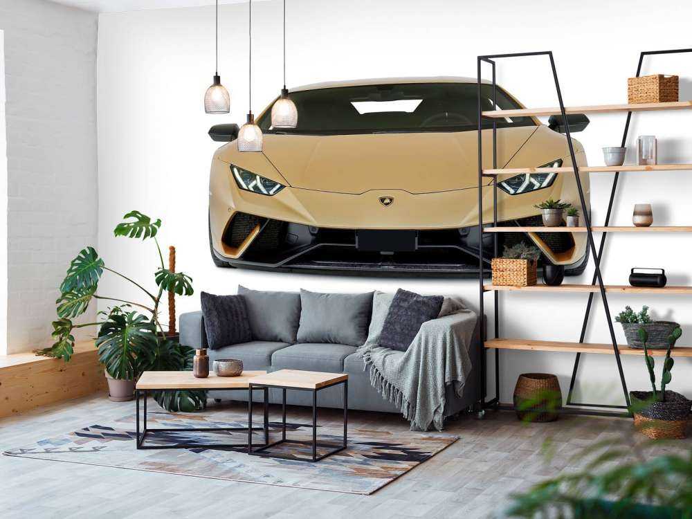 Lamborghini Huracán - Framsida, vit