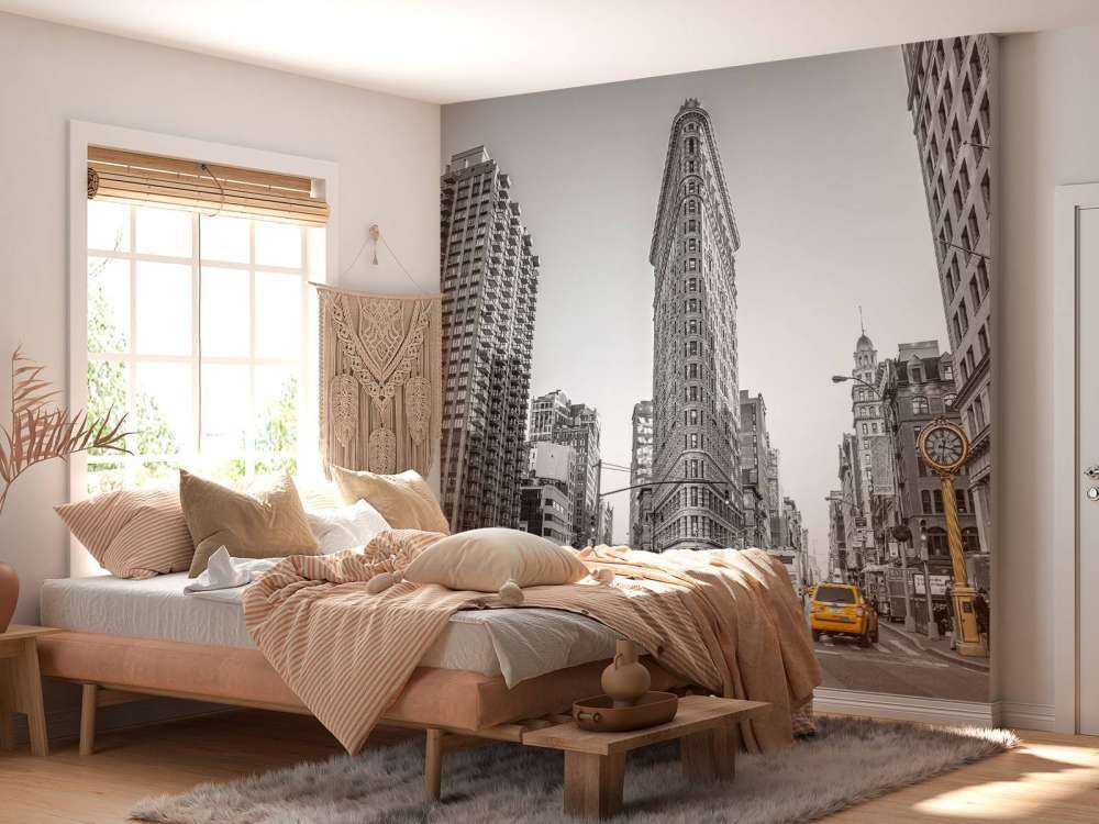 En livlig gata i New York