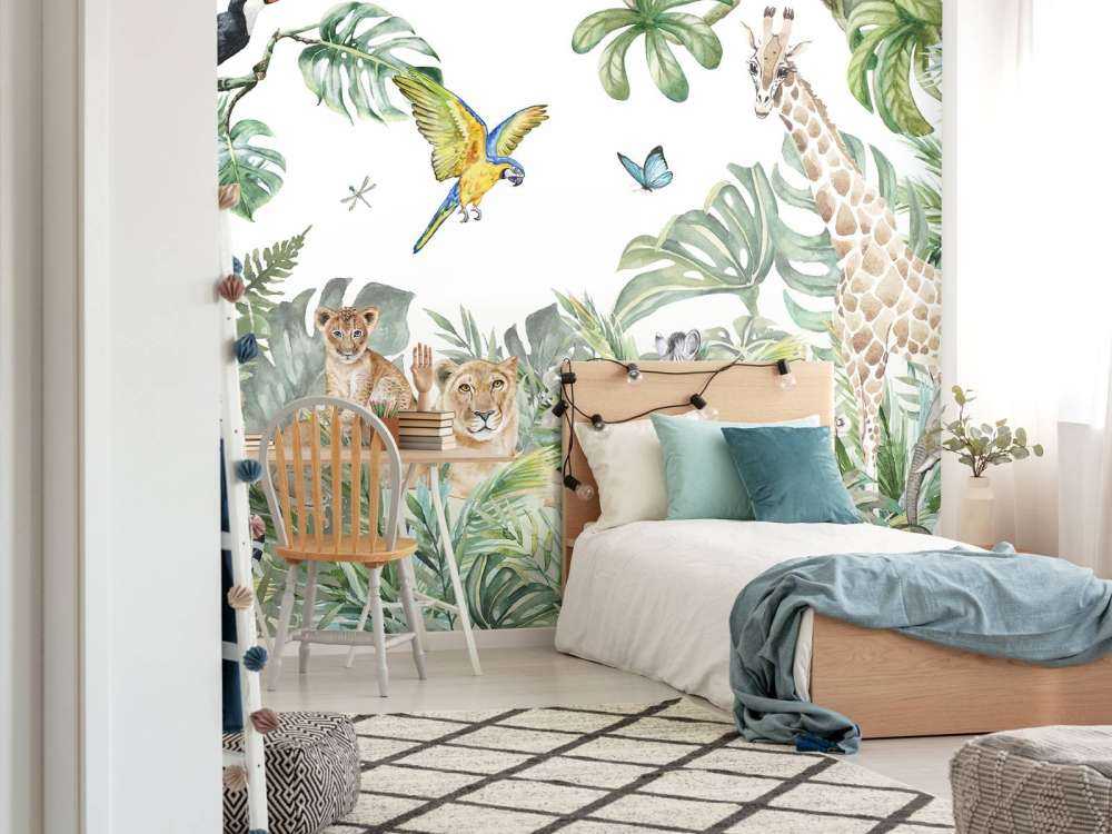 Vilda djuren i djungeln