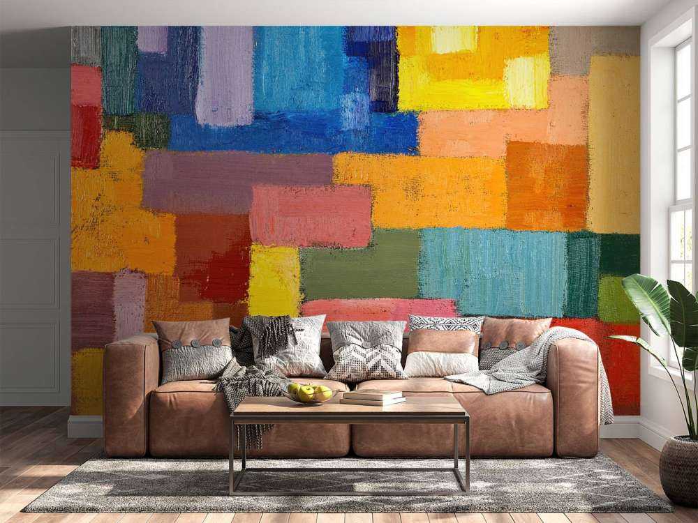 Färgglad ytfördelning