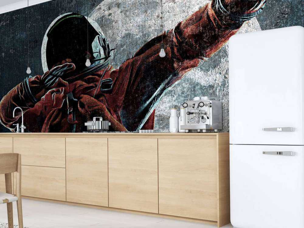 Astronaut som gör dab