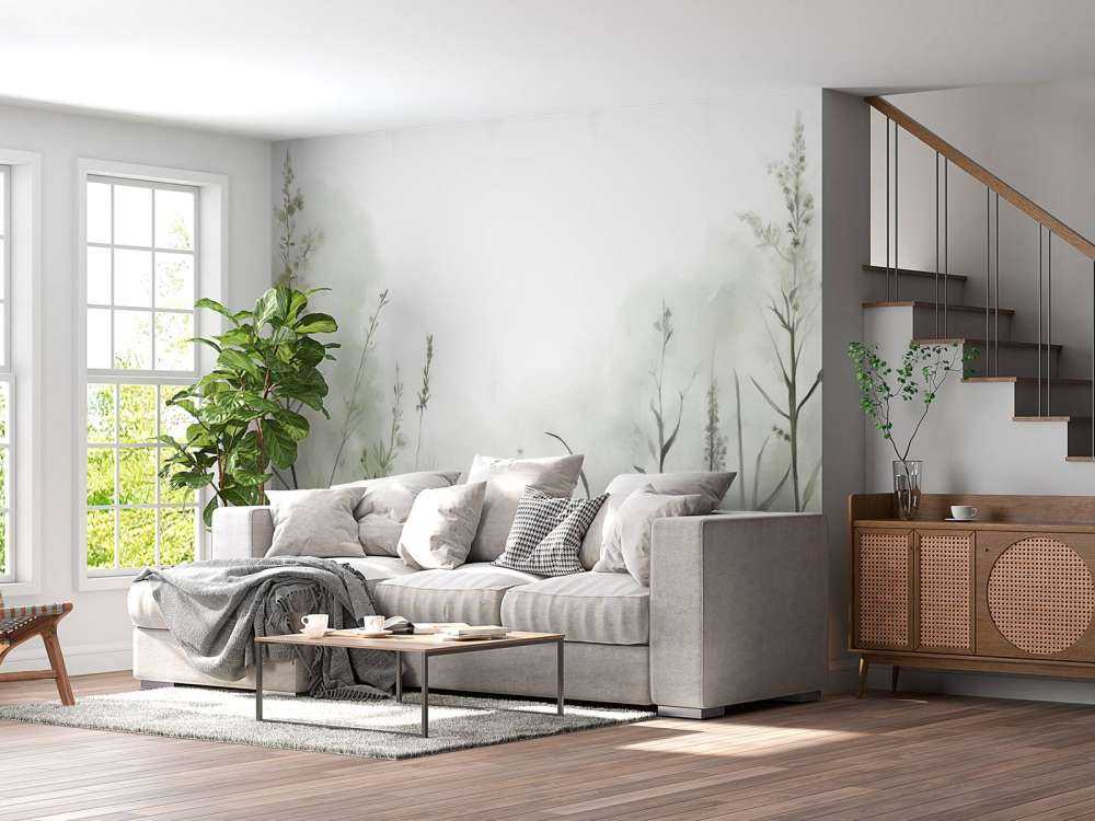 Morgon Tystnad Salvia Grön