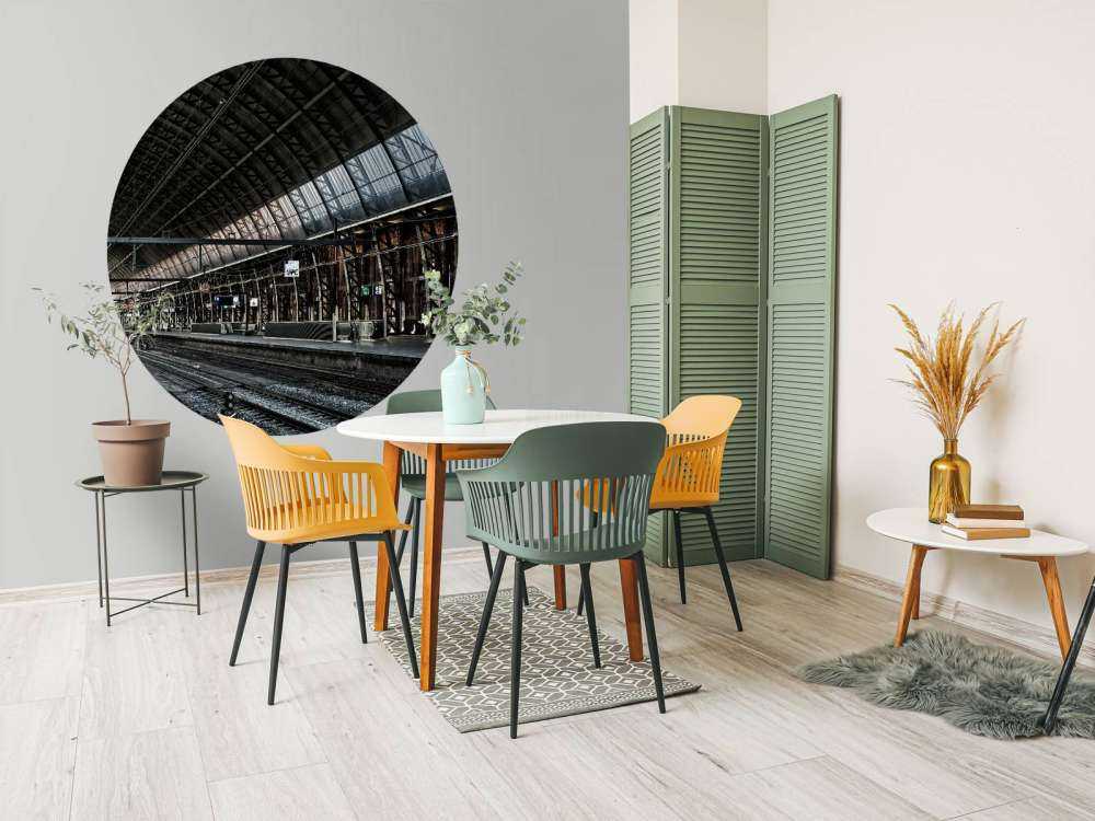 En tidig morgon på stationen