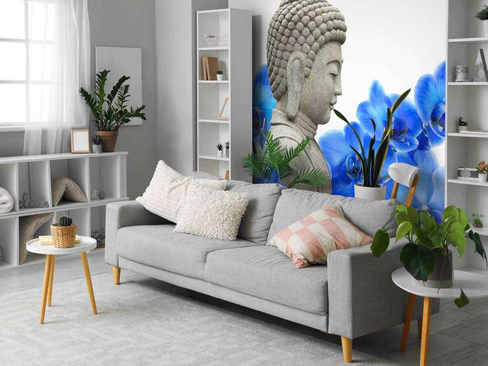 Buddha och orkidéer
