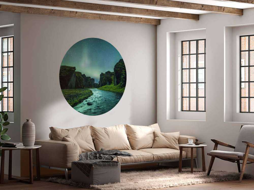 Norrsken ovanför bergen