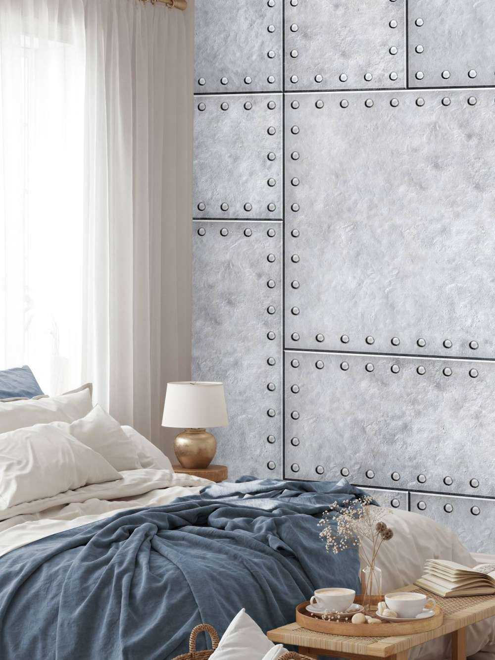 Pansrad metallplatta