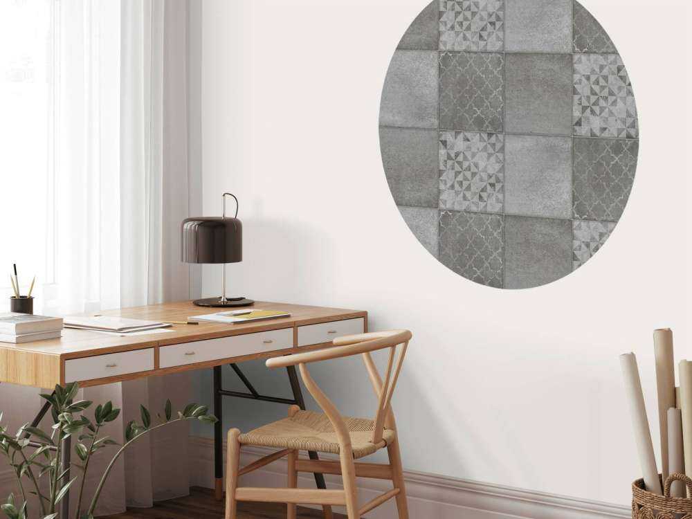 Grå mosaik