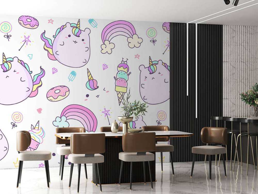 Enhörningar med glass