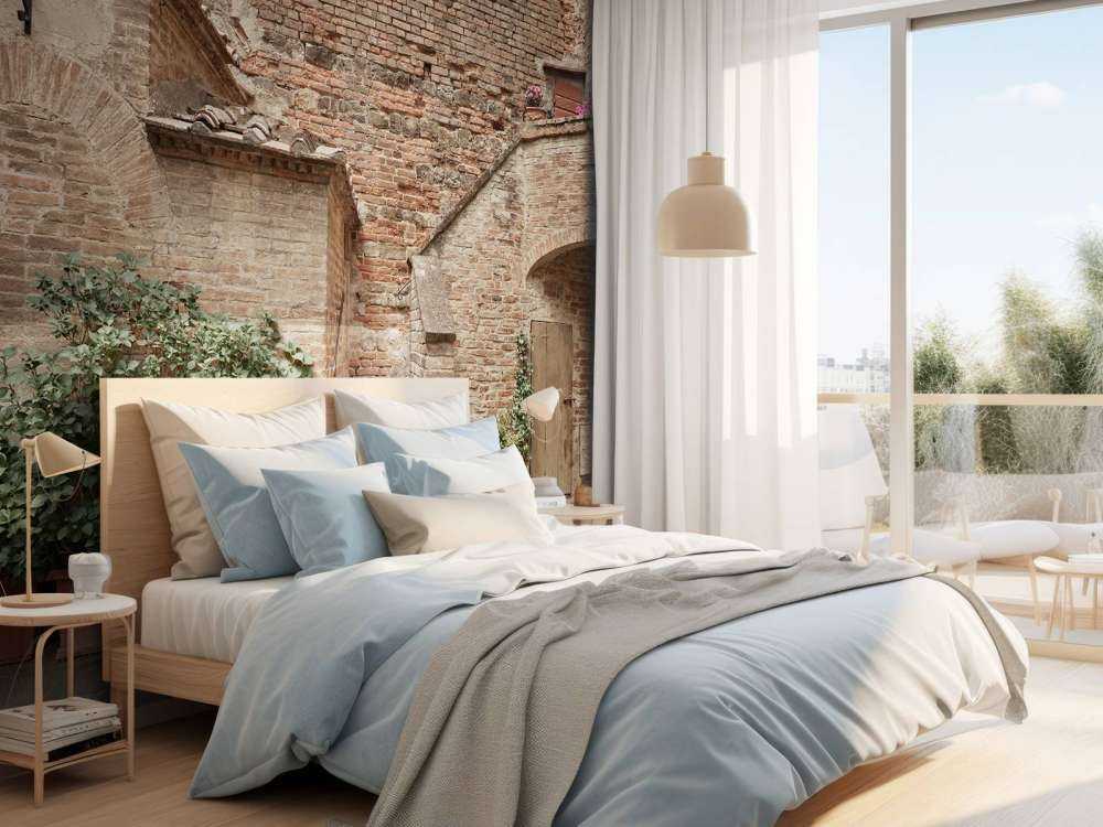 Gårdsplass i Italia