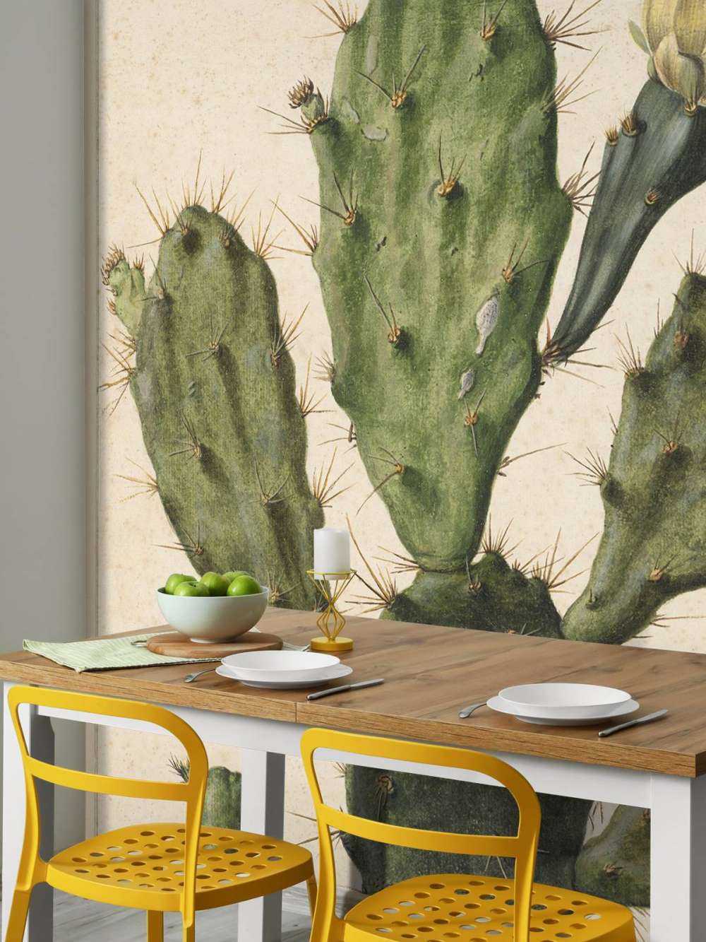 Blomstrende fikenkaktus